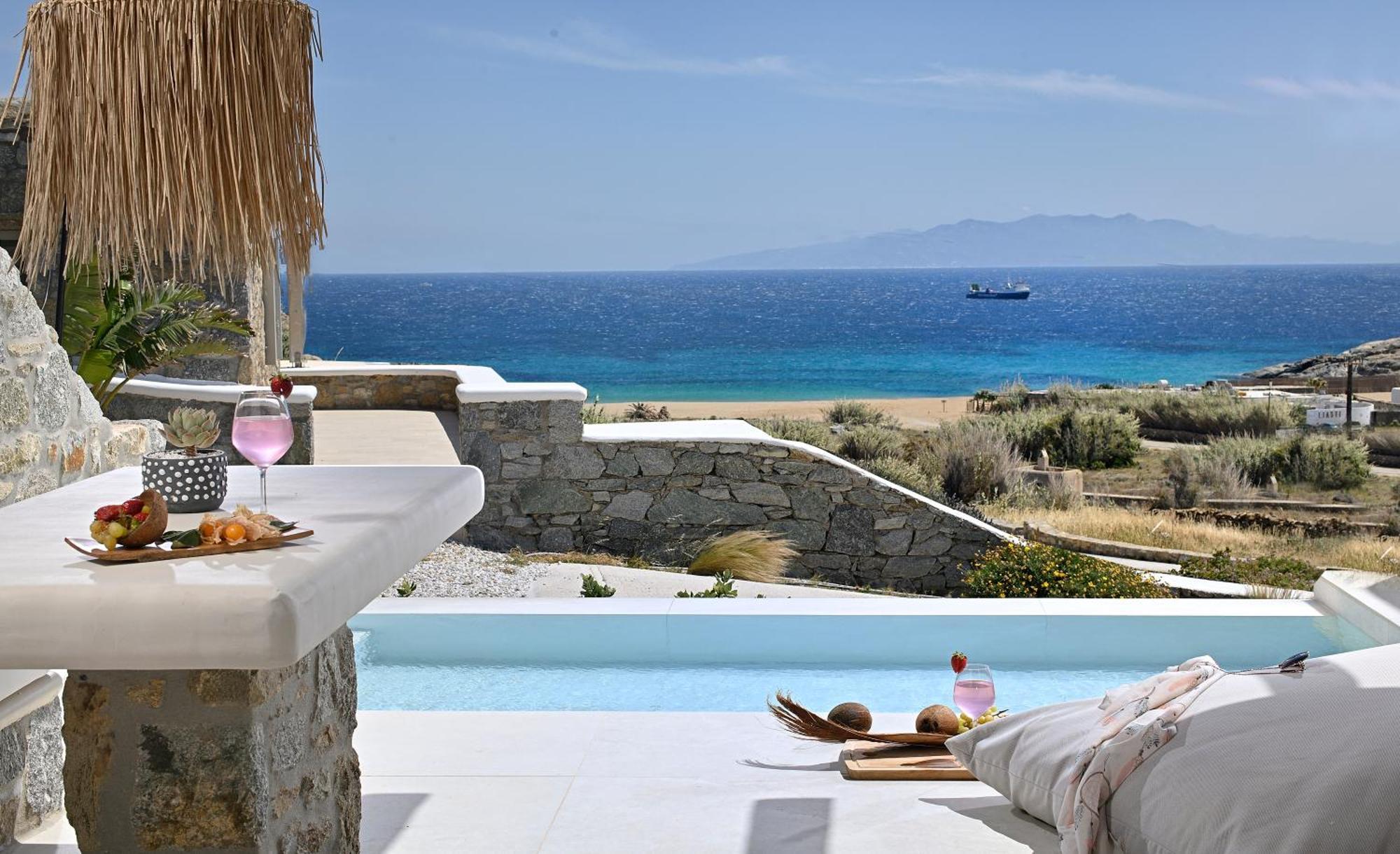 Ferienwohnung Vlia Mykonos Kalafatis Exterior foto